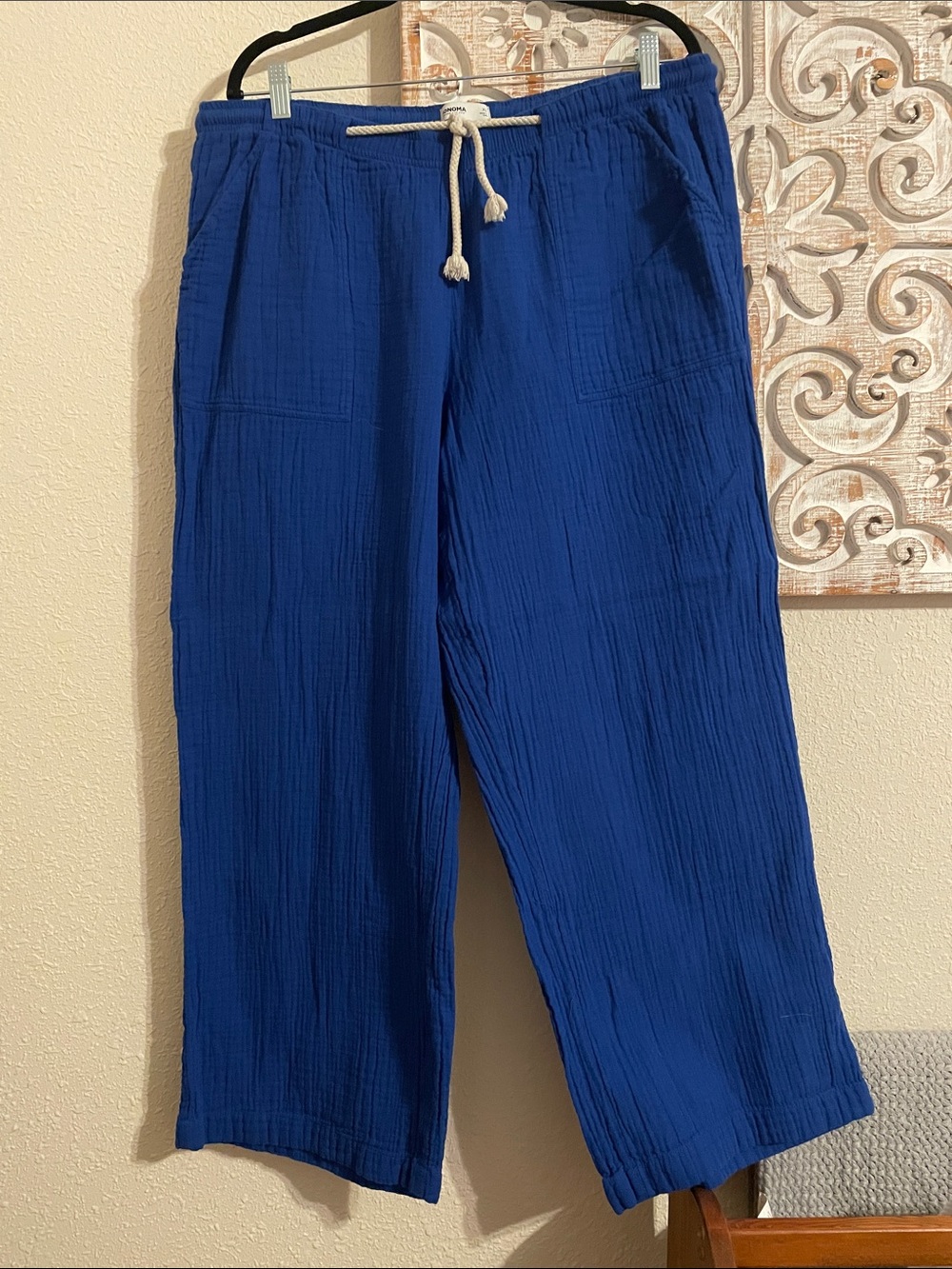 Sonoma Royal Blue Drawstring Pants